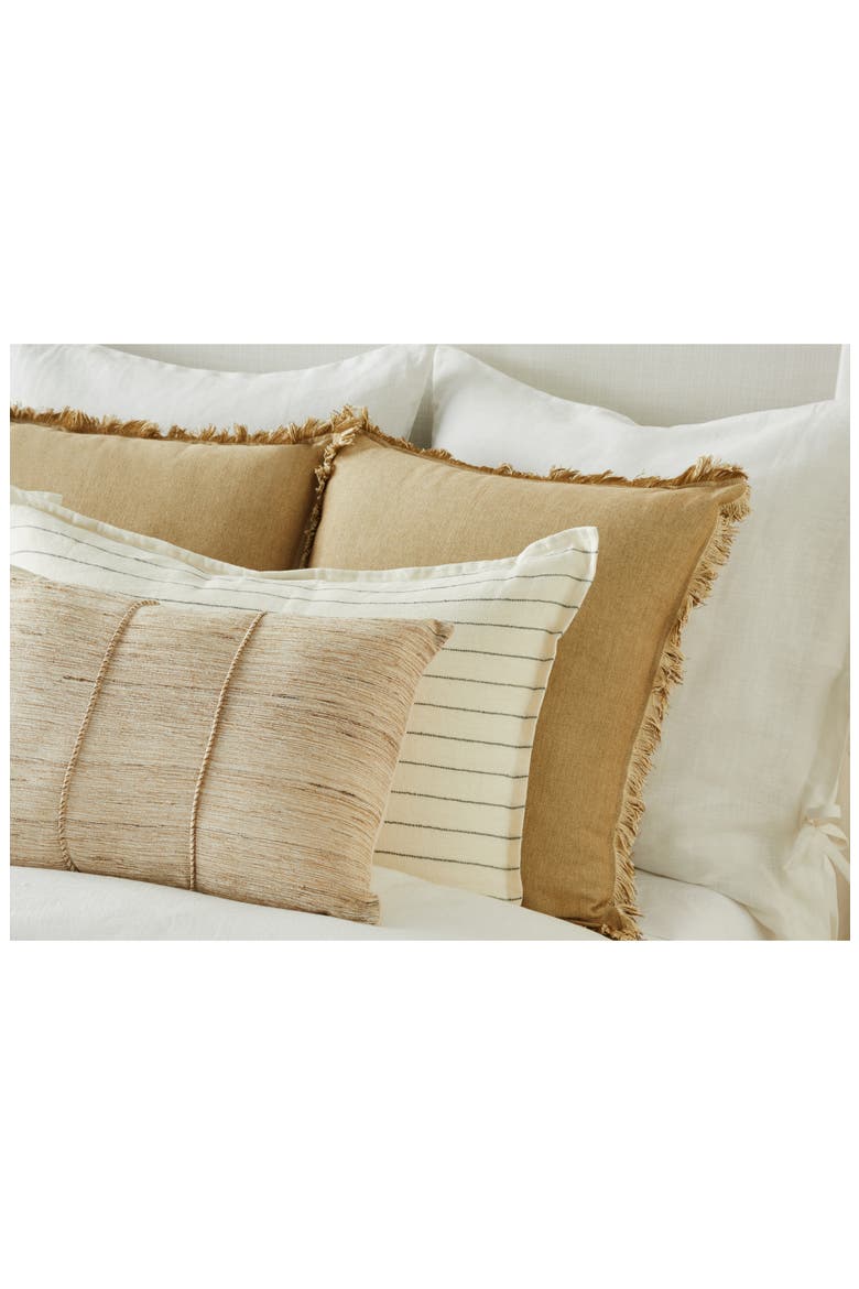 Relaxed Cotton & Linen Euro Sham, Alternate, color, GREY ONYX