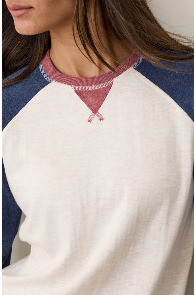 Varsity Raglan T-Shirt, Alternate, color, NAVY COLORBLOCK
