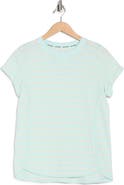 DKNY Roll Sleeve Cotton Blend T-Shirt