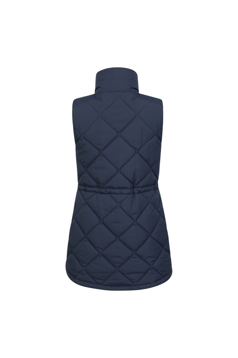 Rye Quilted Long Length Vest, Alternate, color, Navy