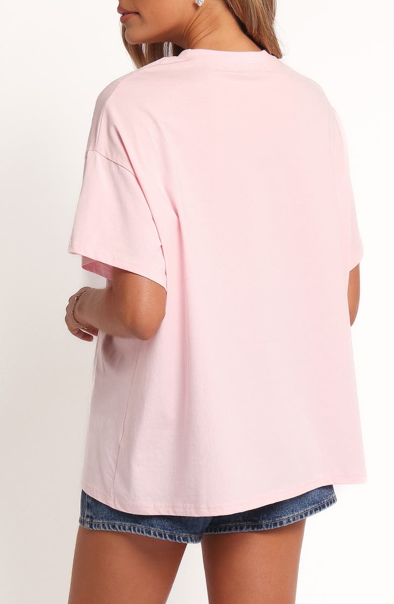 Petal & Pup Papaya Oversize Cotton Graphic T-Shirt, Alternate, color, Pale Pink