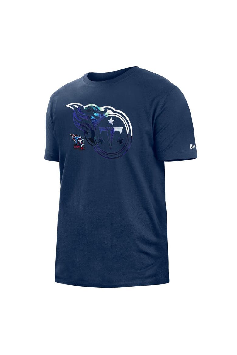 Men's New Era Navy Tennessee Titans 2022 Sideline Ink Dye T-Shirt, Alternate, color, Navy