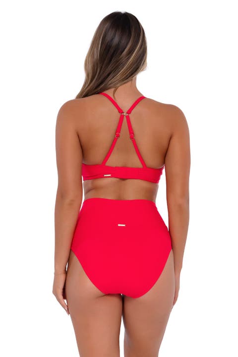 Hannah High Waist Bikini Swim Bottoms