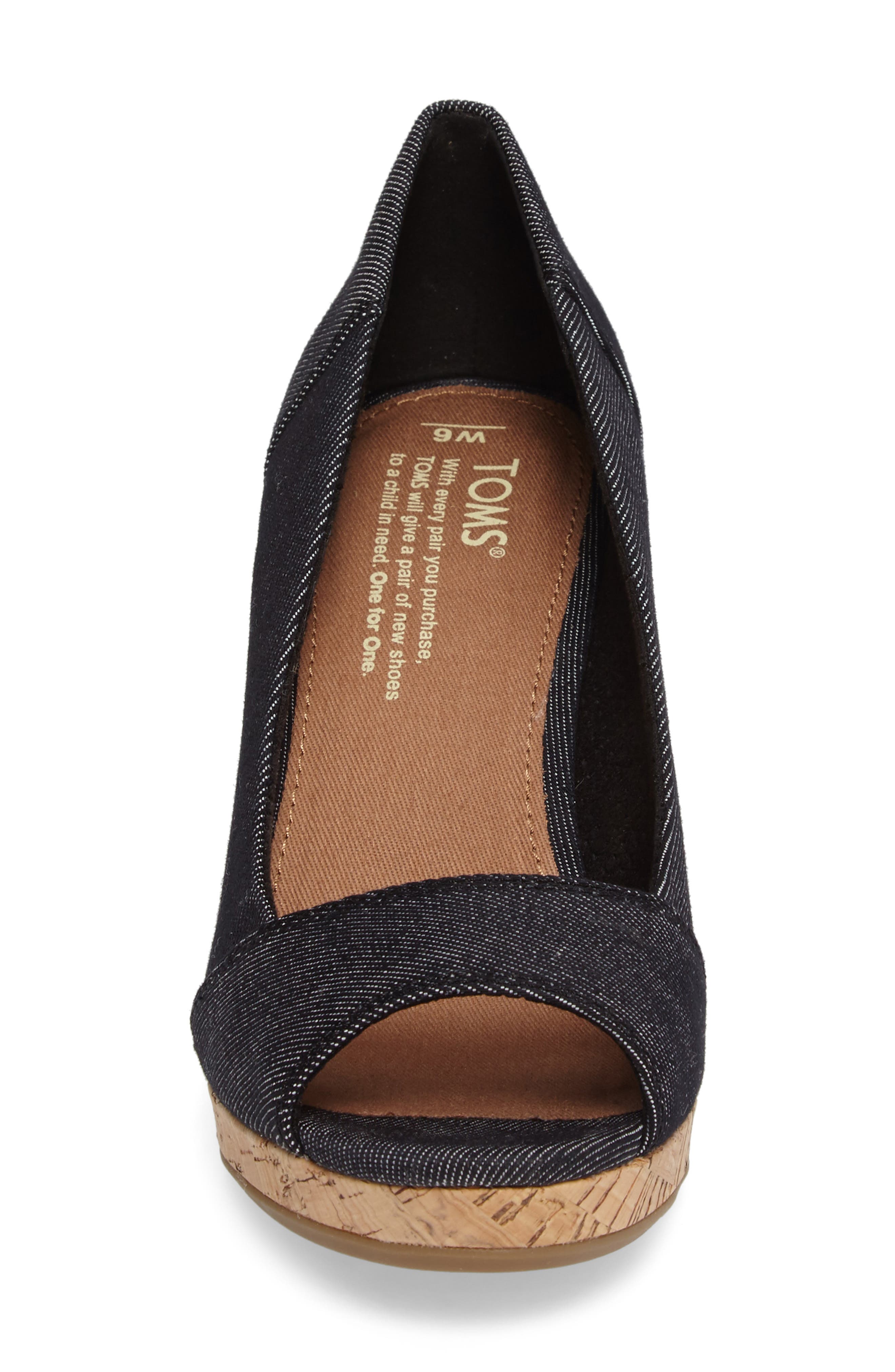 TOMS Stella Wedge Pump, Alternate, color, 