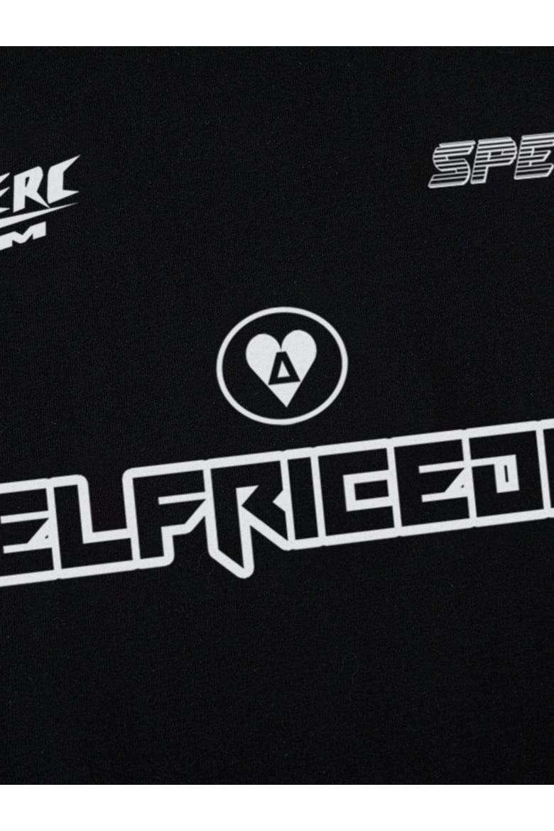 Racing Sport Style Tee, Alternate, color, Black