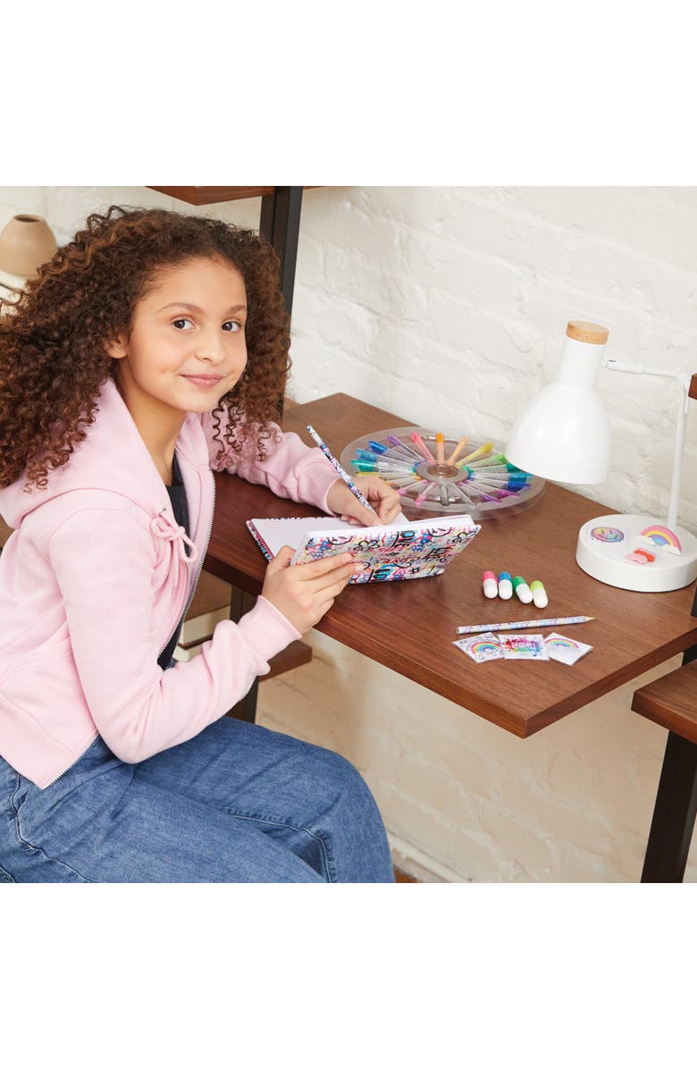 Three Cheers For Girls Street Style Stationery Set 30 Piece Set, 160 Page Lined Journal, Alternate, color, Multicolored