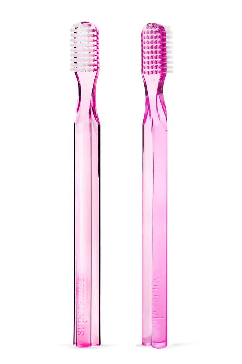 2-Pack New Generation 45° Patented Long Toothbrush, Main, color, Pink