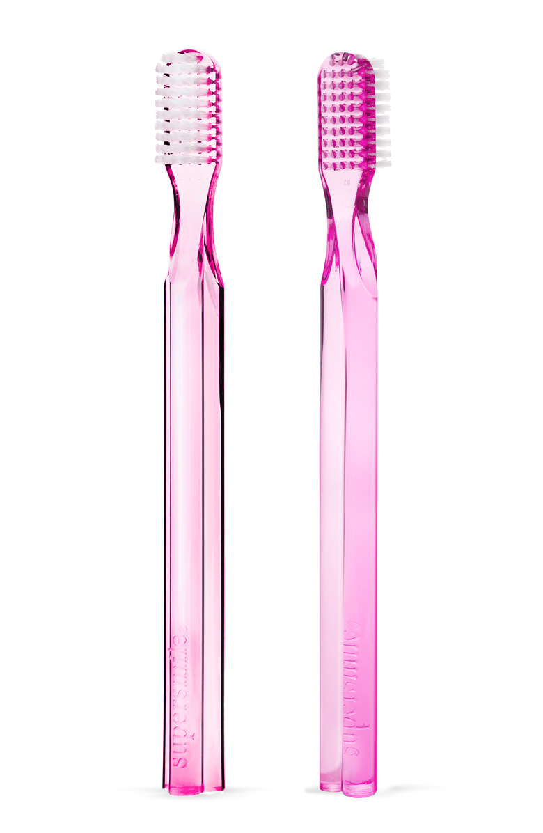 Supersmile 2-Pack New Generation 45° Patented Long Toothbrush, Main, color, Pink