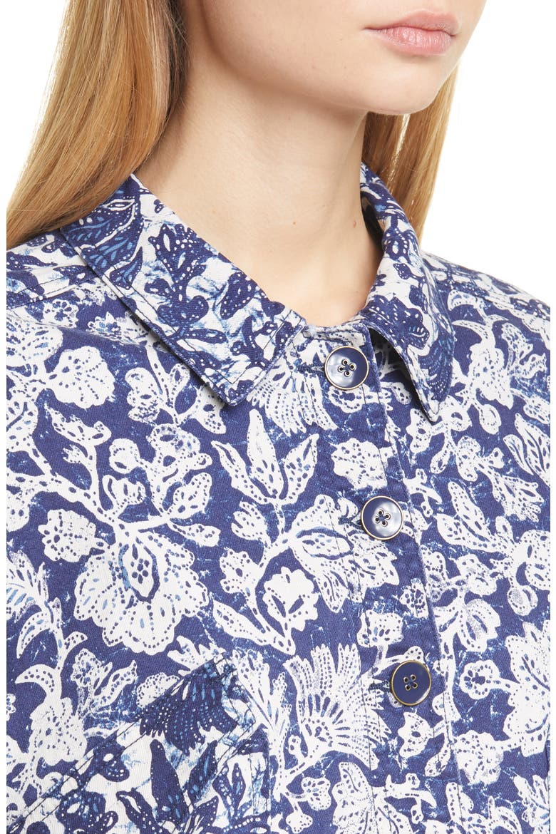 Griffin Floral Denim Jacket, Alternate, color, FLORAL PATCHWORK