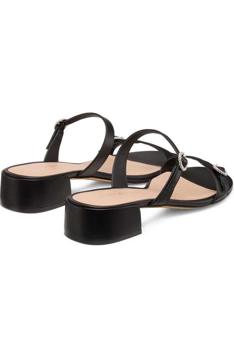 Stuart Weitzman <p>Ginger Crystal Slide Sandal (Women)</p>, Alternate, color, Black