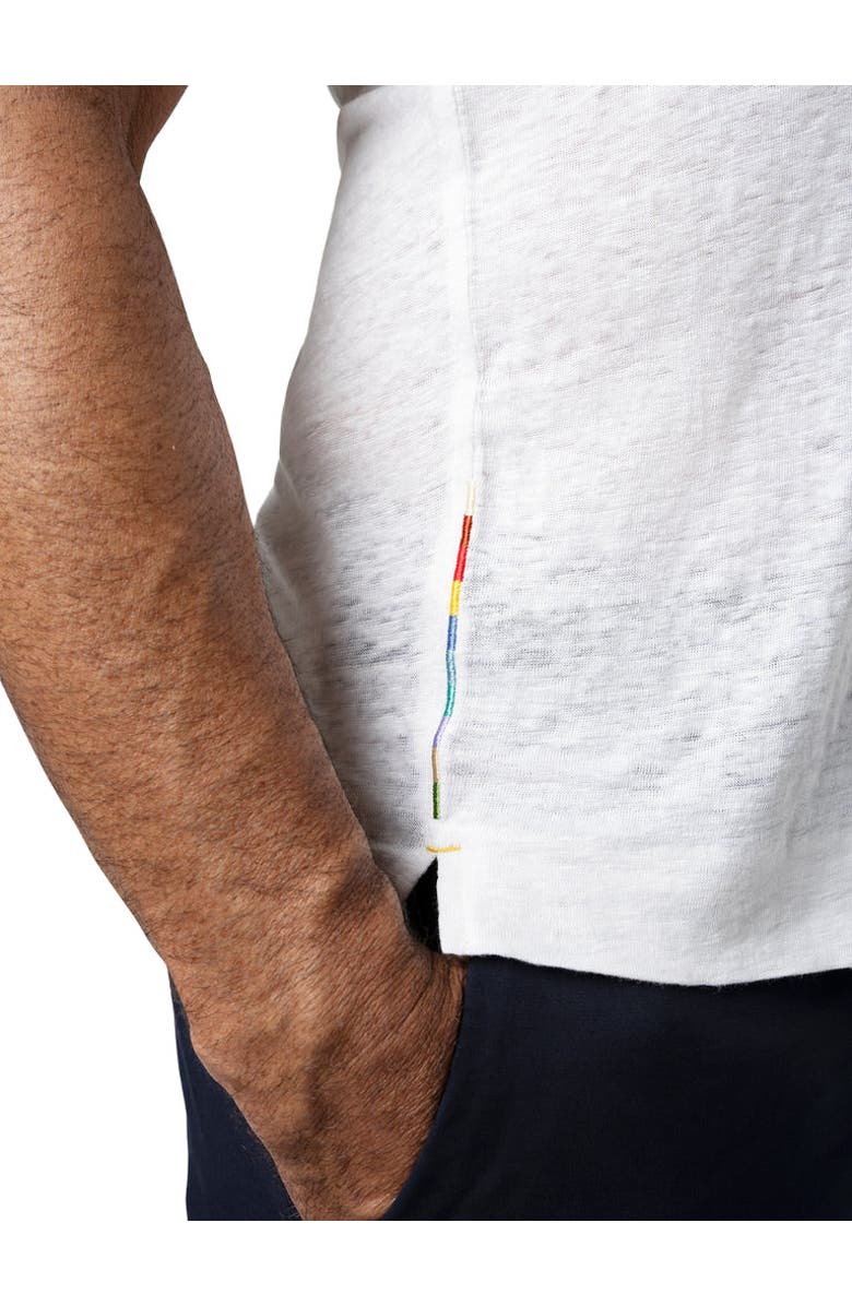 Robert Talbott Taylor Linen Jersey Polo, Alternate, color, 