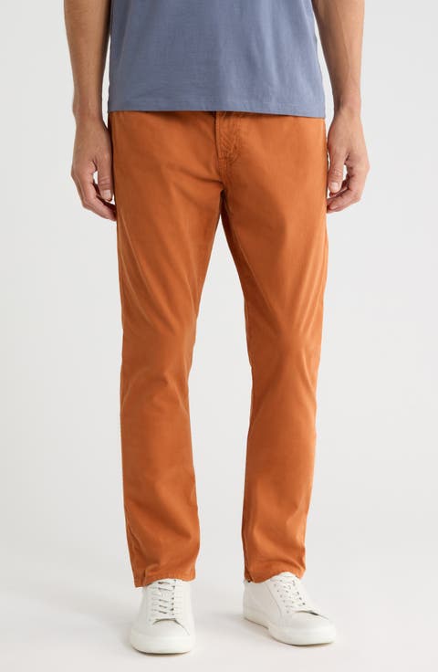 Everett Stretch Sateen Slim Straight Pants