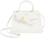 Veronica Beard Mini Dash Leather Top Handle Bag