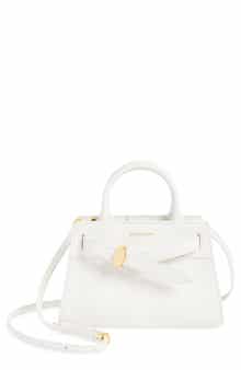 Veronica Beard Mini Dash Leather Top Handle Bag