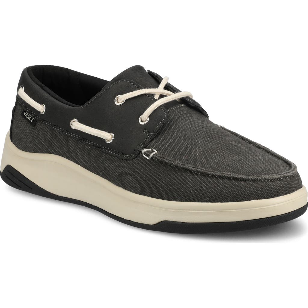 Vance Co. Vance Co Catamaran Boat Shoe In Black