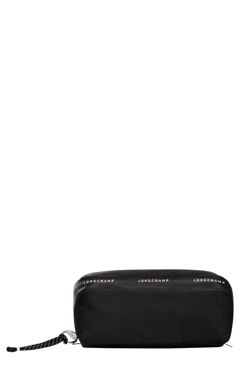 Longchamp Le Pliage Makeup Case, Main, color, Black
