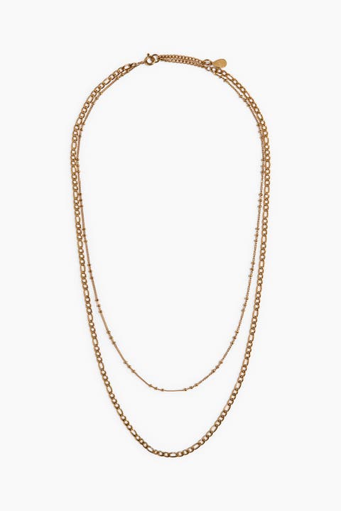 Waterproof Two-strand Necklace