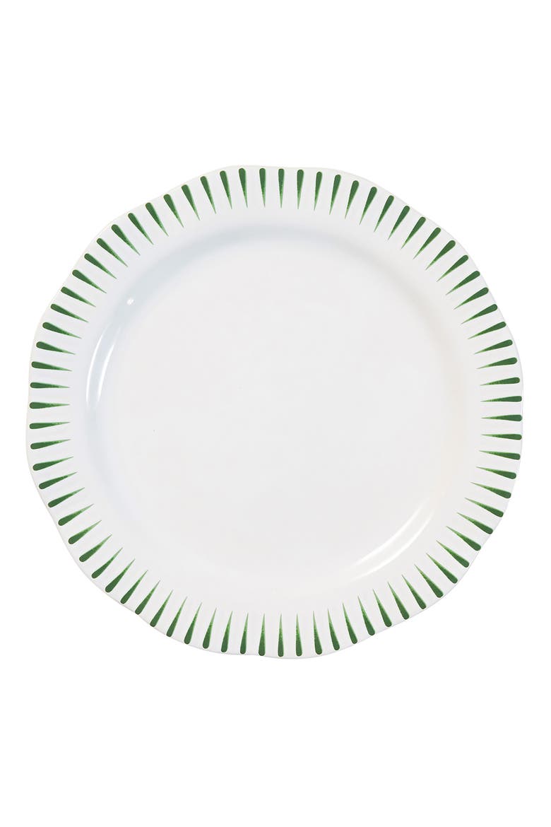 Sitio Stripe 4-Piece Place Setting, Alternate, color, BASIL