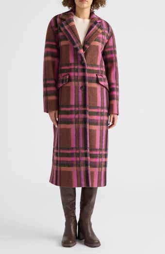 Linde Longline Plaid Coat