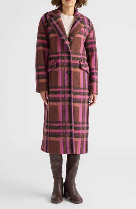 Linde Longline Plaid Coat