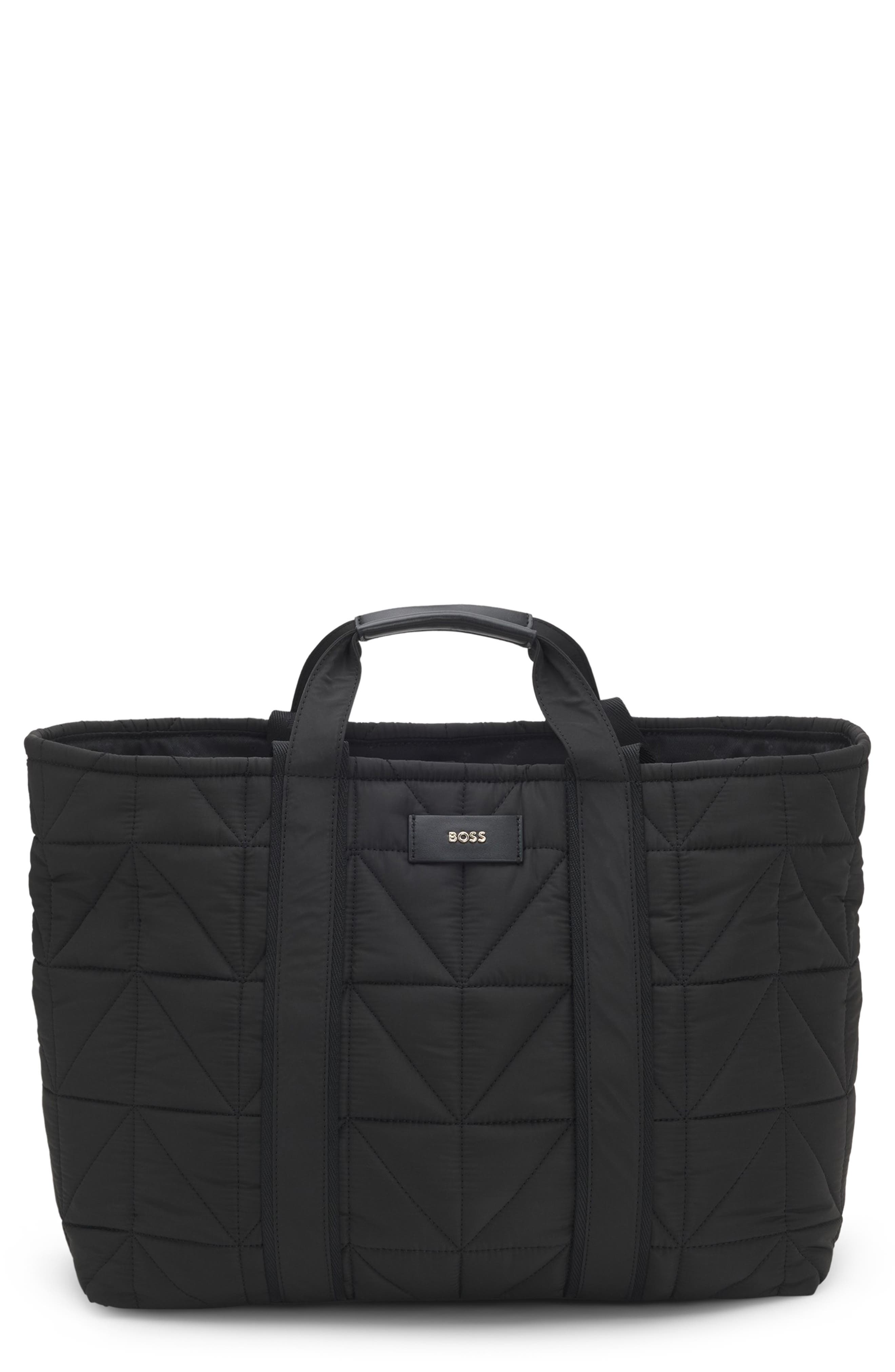 HUGO Palmah NY Quilted Tote, Main, color, 