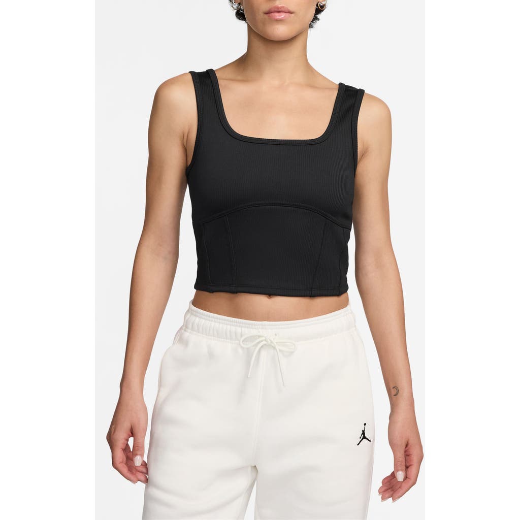 Nike Crop Tank In Black