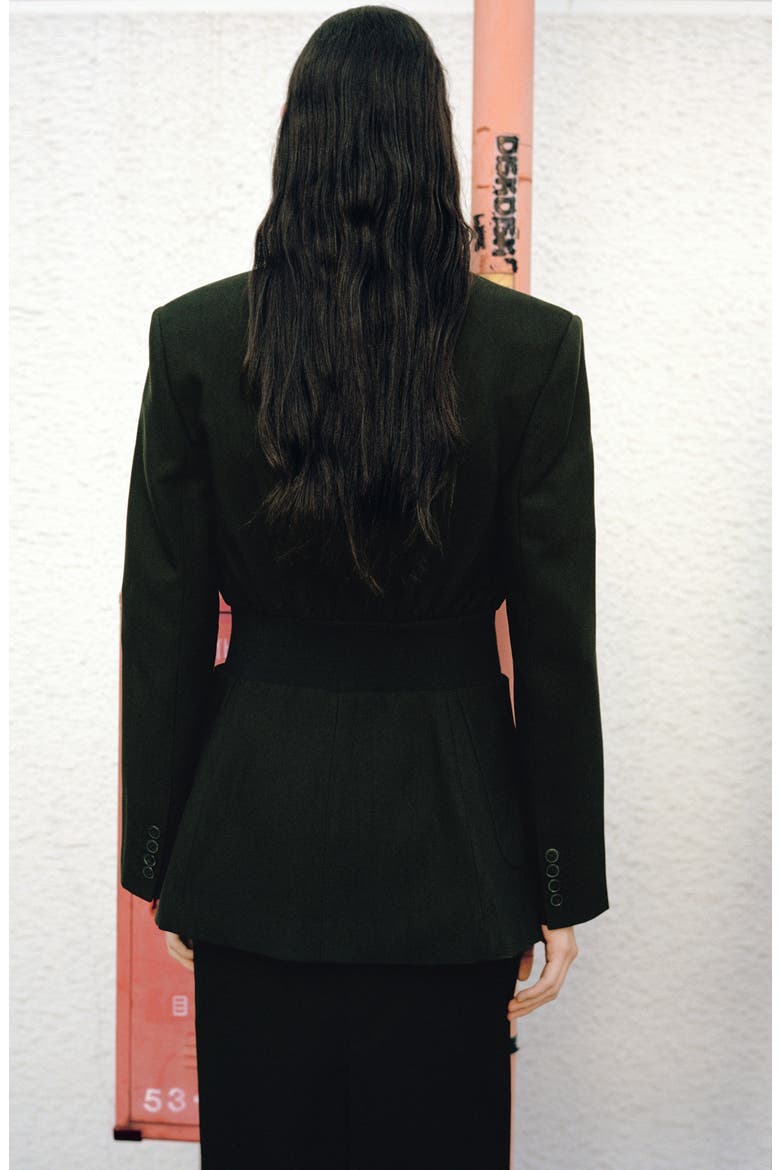Fitted Jacket, Alternate, color, BLACK