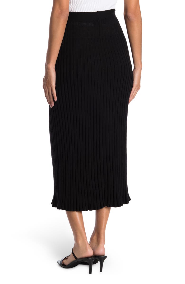 PHILOSOPHY BY RPUBLIC CLOTHING PHILOSOPHY Rib Knit Midi Skirt, Alternate, color,