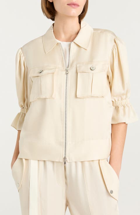 Holly Ruffle Sleeve Jacket