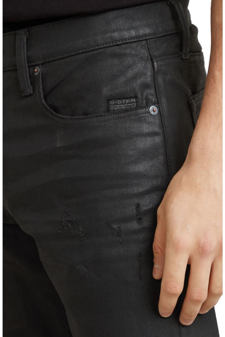 3301 Slim Fit Jeans, Alternate, color, 3D DARK AGED COBLER RESTORED