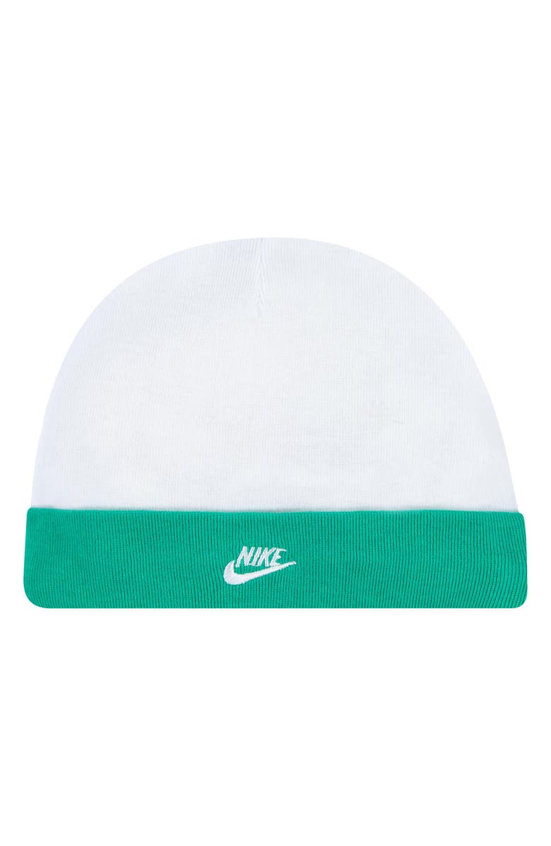 Nike Bodysuit, Hat & Booties Set, Alternate, color, 