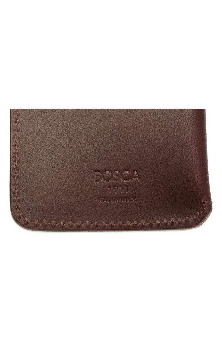 Bosca Italo Envelope Leather Card Case, Alternate, color, 