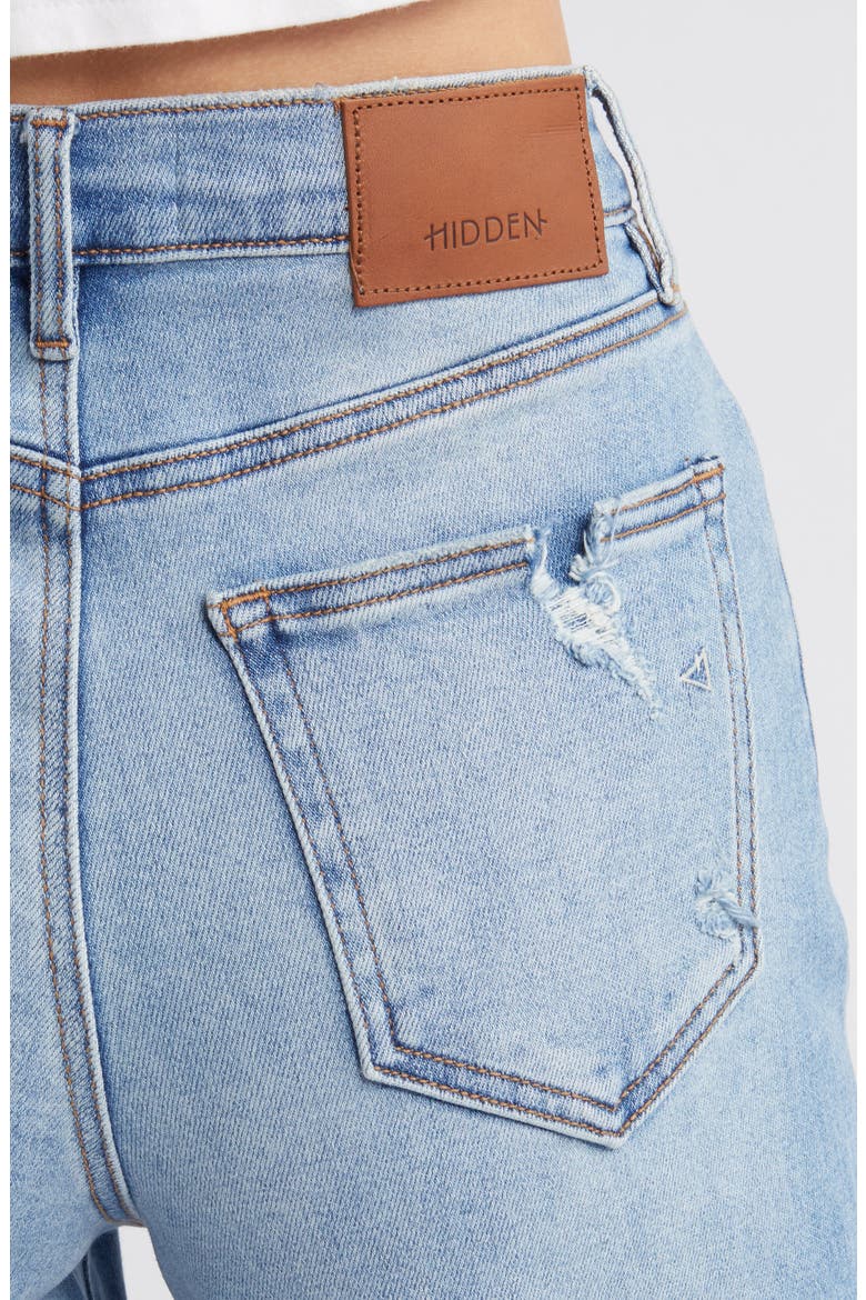 Logan High Waist Wide Leg Dad Jeans, Alternate, color, LIGHT WASH