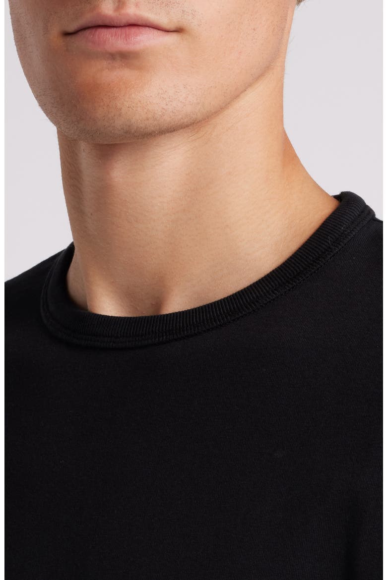 Organic Cotton Tee, Alternate, color, DEEP BLACK