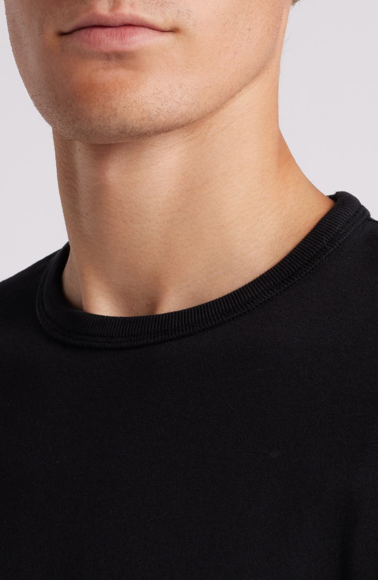 MERZ B SCHWANEN Organic Cotton Tee, Alternate, color, Deep Black