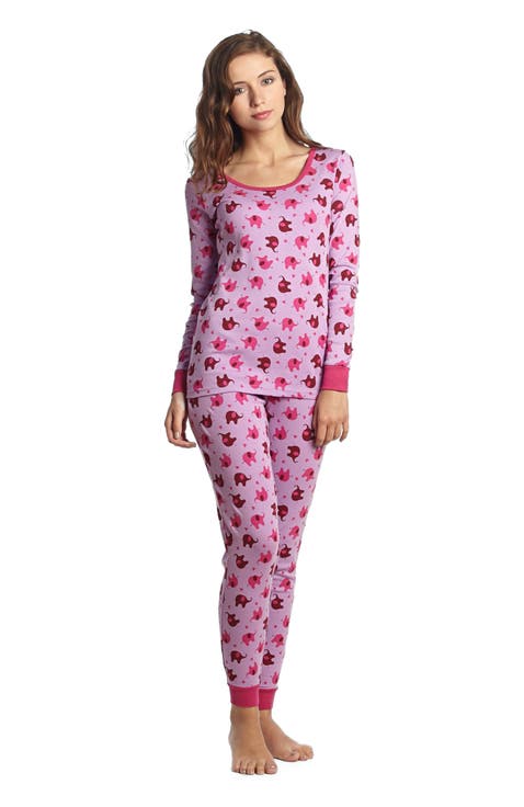 Women
s Cotton Matching Family Pajamas, Wild Canvas Prints
