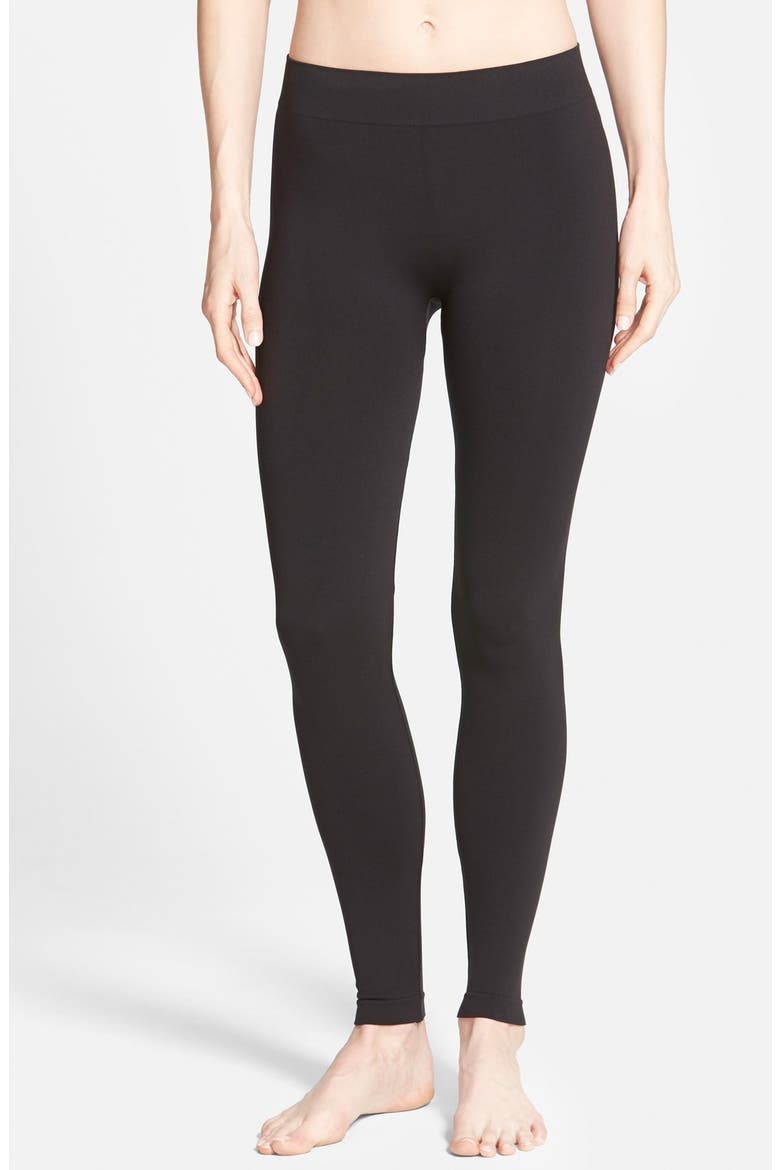 Seamless Leggings, Main, color, BLACK