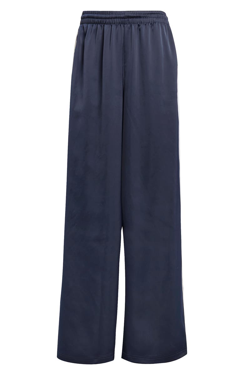adidas Originals Recycled Polyester Satin Wide Leg Track Pants, Alternate, color, Nindig
