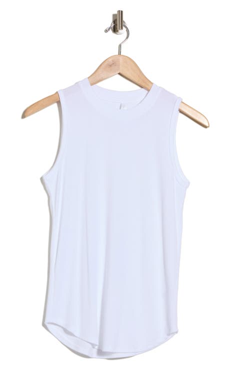 Crewneck Ribbed Tank