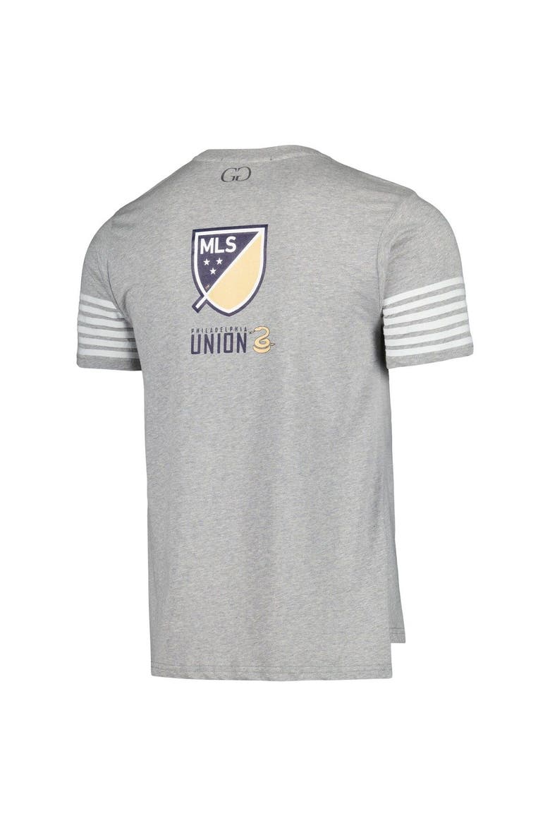 Men's Grungy Gentleman Heather Gray Philadelphia Union T-Shirt, Alternate, color, Heather Gray