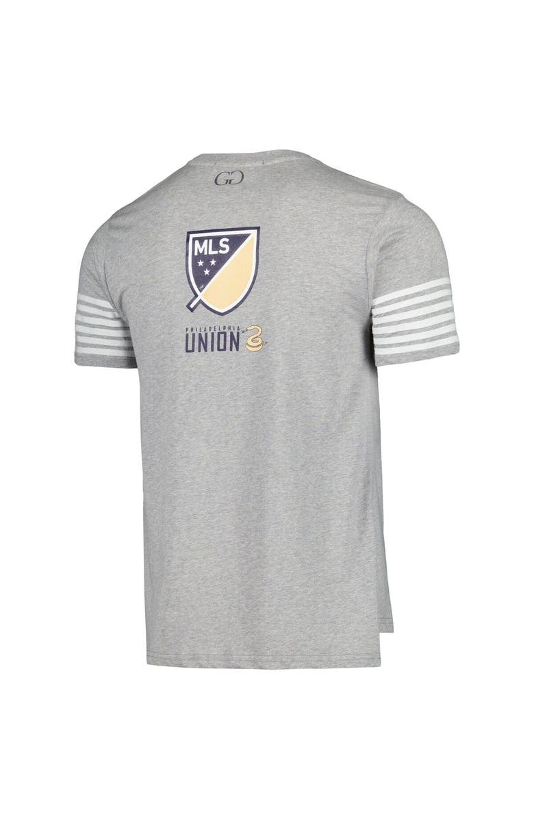 GRUNGY GENTLEMAN Men's Grungy Gentleman Heather Gray Philadelphia Union T-Shirt, Alternate, color, Heather Gray