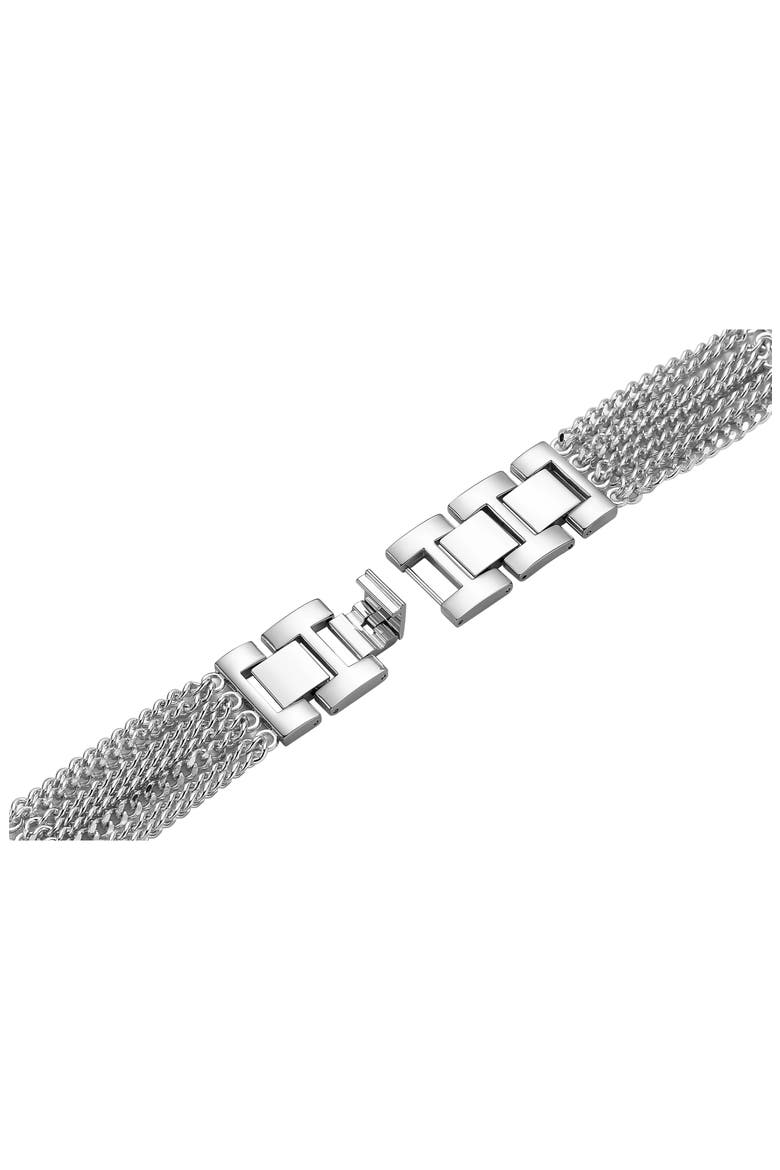 Resin Detail 23mm Apple Watch® Bracelet Watchband, Alternate, color, SILVER