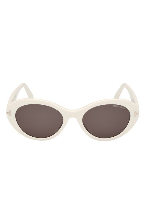 53mm Oval Sunglasses