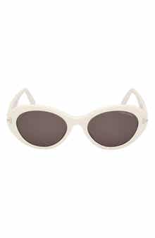 TOM FORD 53mm Oval Sunglasses