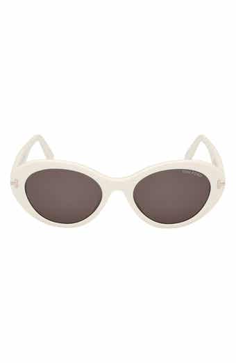 TOM FORD 53mm Oval Sunglasses