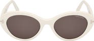 TOM FORD 53mm Oval Sunglasses