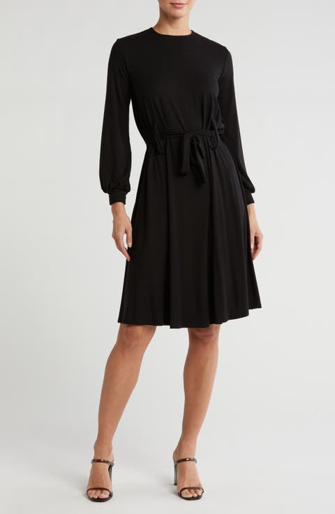 Long Sleeve A-Line Dress