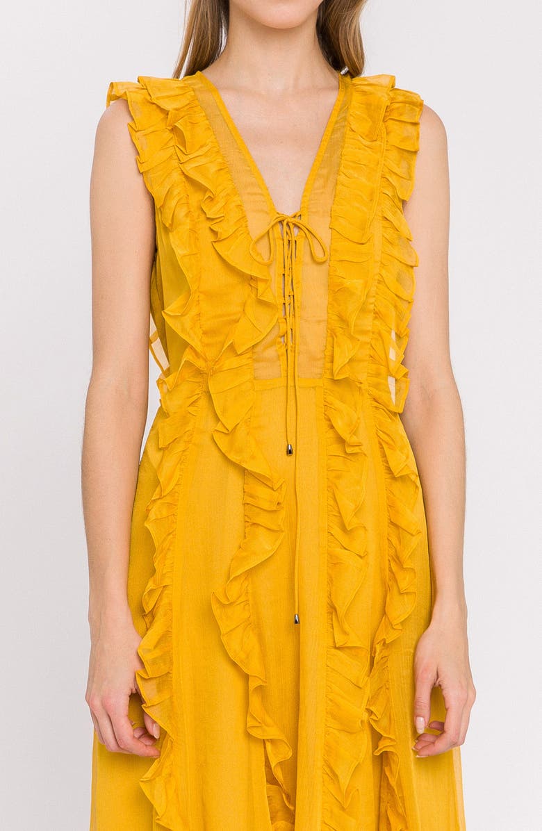 Endless Rose Ruffle Maxi Dress, Alternate, color, 