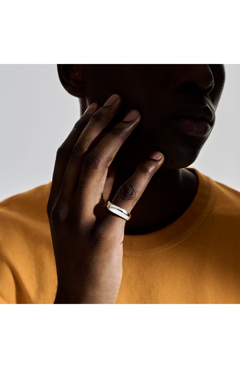 John Hardy Surf Sterling Silver Band Ring, Alternate, color, Silver