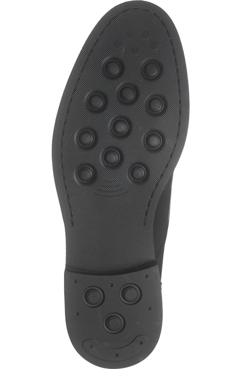 NORDSTROM RACK Reid Plain Toe Derby, Alternate, color, Black Leather